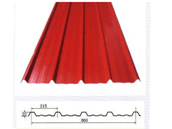 860型彩鋼瓦設(shè)備板型